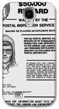 Unabomber Ted Kaczynski Wanted Poster 1 - Phone Case