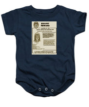 Unabomber Ted Kaczynski Wanted Poster 2 - Baby Onesie
