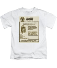 Unabomber Ted Kaczynski Wanted Poster 2 - Kids T-Shirt