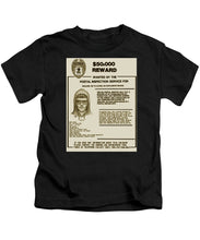 Unabomber Ted Kaczynski Wanted Poster 2 - Kids T-Shirt