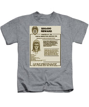 Unabomber Ted Kaczynski Wanted Poster 2 - Kids T-Shirt