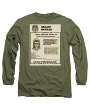 Unabomber Ted Kaczynski Wanted Poster 2 - Long Sleeve T-Shirt