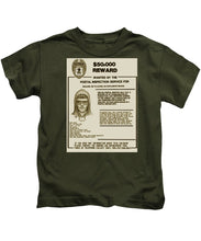 Unabomber Ted Kaczynski Wanted Poster 2 - Kids T-Shirt