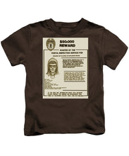 Unabomber Ted Kaczynski Wanted Poster 2 - Kids T-Shirt