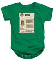 Unabomber Ted Kaczynski Wanted Poster 2 - Baby Onesie