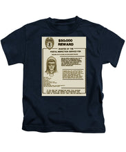 Unabomber Ted Kaczynski Wanted Poster 2 - Kids T-Shirt