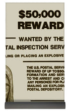 Unabomber Ted Kaczynski Wanted Poster 2 - Yoga Mat