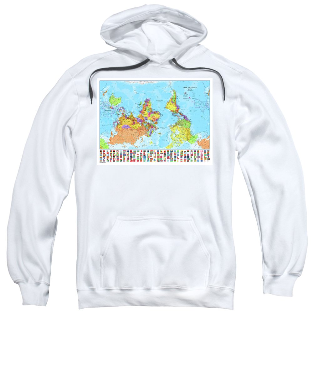 Upside Down Map Perspective - Sweatshirt