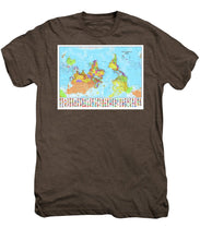 Upside Down Map Perspective - Men's Premium T-Shirt