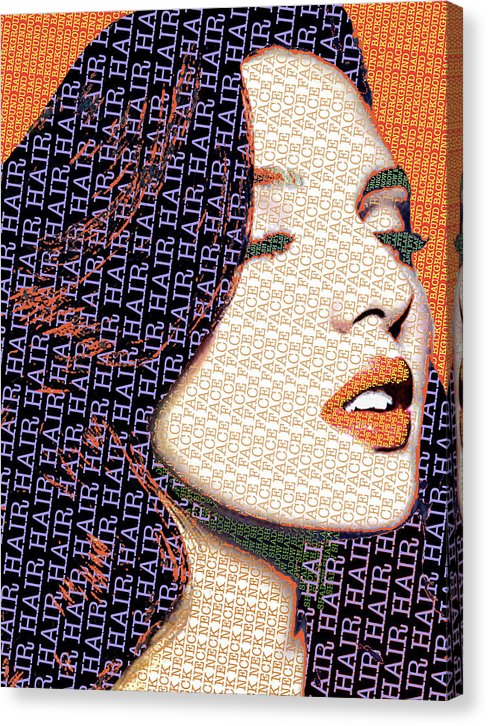 Vain Portrait Of A Woman 2 - Canvas Print Canvas Print Pixels 6.000