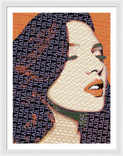 Vain Portrait Of A Woman 2 - Framed Print Framed Print Pixels 30.000" x 40.000" White White