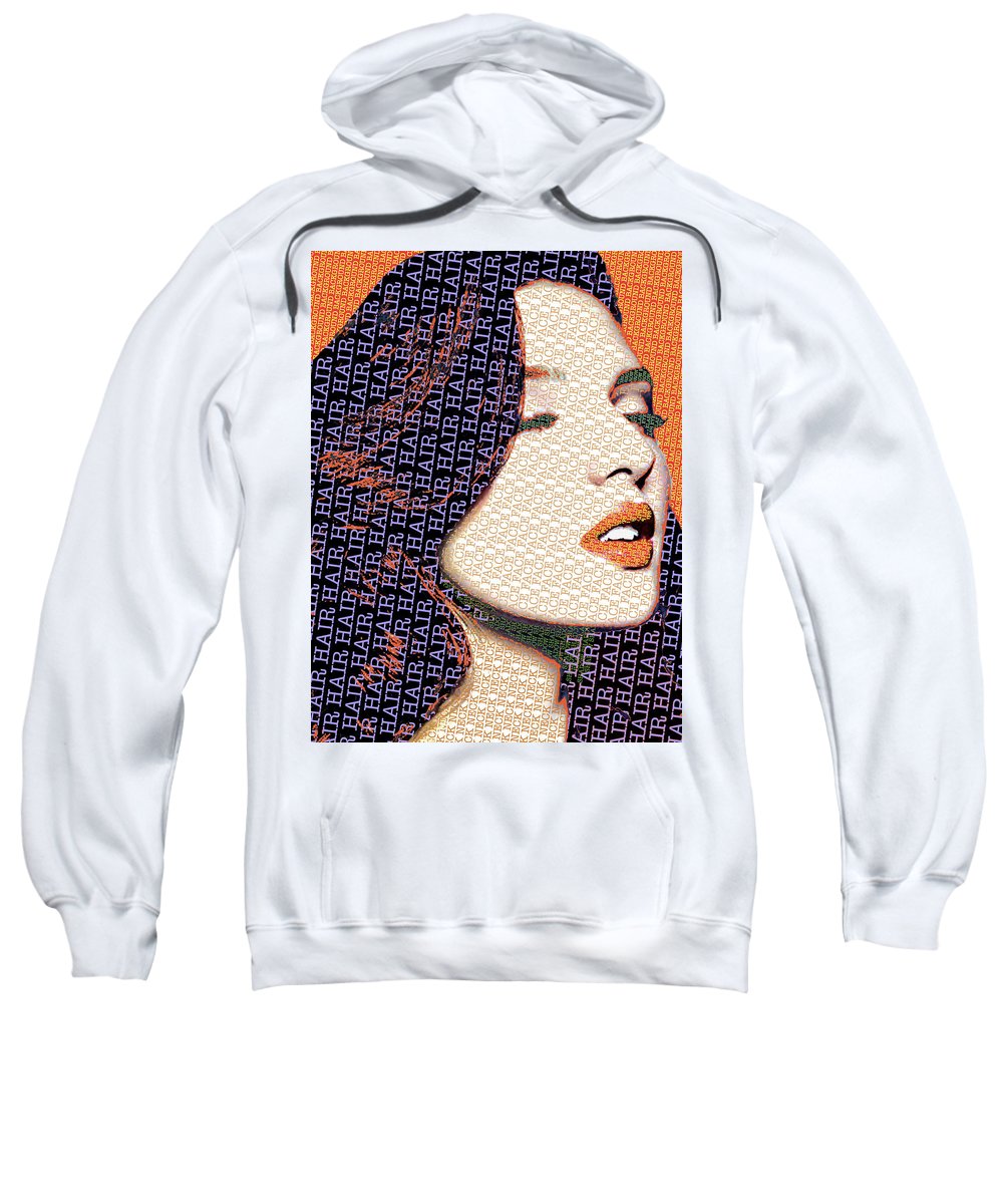 Vain Portrait Of A Woman 2 - Sweatshirt Sweatshirt Pixels White Small 