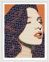 Vain Portrait Of A Woman 2 - Framed Print Framed Print Pixels 36.000" x 48.000" White White