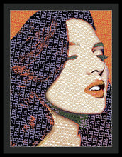 Vain Portrait Of A Woman 2 - Framed Print Framed Print Pixels 27.000" x 36.000" Black Black