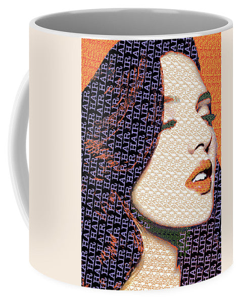 Vain Portrait Of A Woman 2 - Mug Mug Pixels Small (11 oz.)  