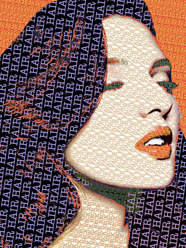 Vain Portrait Of A Woman 2 - Art Print Art Print Pixels 6.000