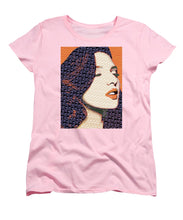 Vain Portrait Of A Woman 2 - Women's T-Shirt (Standard Fit) Women's T-Shirt (Standard Fit) Pixels Pink Small 