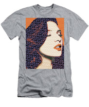 Vain Portrait Of A Woman 2 - Men's T-Shirt (Athletic Fit) Men's T-Shirt (Athletic Fit) Pixels Heather Small 