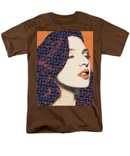 Vain Portrait Of A Woman 2 - Men's T-Shirt  (Regular Fit) Men's T-Shirt (Regular Fit) Pixels Coffee Small 