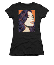 Vain Portrait Of A Woman 2 - Women's T-Shirt (Athletic Fit) Women's T-Shirt (Athletic Fit) Pixels Black Small 