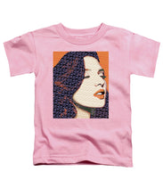 Vain Portrait Of A Woman 2 - Toddler T-Shirt Toddler T-Shirt Pixels Pink Small 