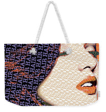 Vain Portrait Of A Woman 2 - Weekender Tote Bag Weekender Tote Bag Pixels 24" x 16" White 