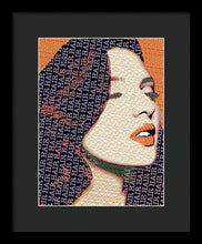 Vain Portrait Of A Woman 2 - Framed Print Framed Print Pixels 9.000" x 12.000" Black Black