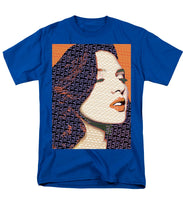 Vain Portrait Of A Woman 2 - Men's T-Shirt  (Regular Fit) Men's T-Shirt (Regular Fit) Pixels Royal Small 
