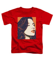 Vain Portrait Of A Woman 2 - Toddler T-Shirt Toddler T-Shirt Pixels Red Small 