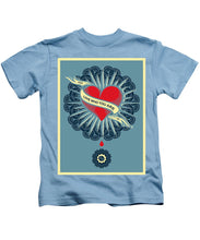 Rubino Zen Namaste - Kids T-Shirt Kids T-Shirt Pixels Carolina Blue Small 