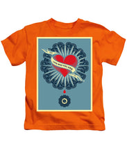 Rubino Zen Namaste - Kids T-Shirt Kids T-Shirt Pixels Orange Small 