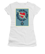 Rubino Zen Namaste - Women's T-Shirt (Athletic Fit) Women's T-Shirt (Athletic Fit) Pixels White Small 