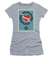 Rubino Zen Namaste - Women's T-Shirt (Athletic Fit) Women's T-Shirt (Athletic Fit) Pixels Heather Small 
