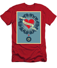 Rubino Zen Namaste - Men's T-Shirt (Athletic Fit) Men's T-Shirt (Athletic Fit) Pixels Red Small 