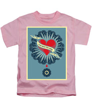 Rubino Zen Namaste - Kids T-Shirt Kids T-Shirt Pixels Pink Small 