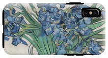 Vincent Van Gogh Irises Floral Purple - Phone Case Phone Case Pixels IPhone X Tough Case  