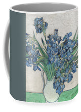 Vincent Van Gogh Irises Floral Purple - Mug Mug Pixels Large (15 oz.)  