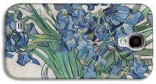 Vincent Van Gogh Irises Floral Purple - Phone Case Phone Case Pixels Galaxy S4 Case  