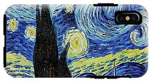 Vincent Van Gogh Starry Night Painting - Phone Case Phone Case Pixels IPhone X Tough Case  