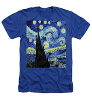 Vincent Van Gogh Starry Night Painting - Heathers T-Shirt Heathers T-Shirt Pixels Royal Small 
