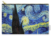 Vincent Van Gogh Starry Night Painting - Carry-All Pouch Carry-All Pouch Pixels Medium (9.5" x 6")  