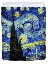 Vincent Van Gogh Starry Night Painting - Duvet Cover Duvet Cover Pixels Queen  