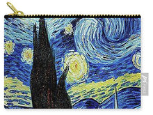 Vincent Van Gogh Starry Night Painting - Carry-All Pouch Carry-All Pouch Pixels Small (6" x 4")  
