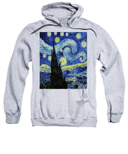 Vincent Van Gogh Starry Night Painting - Sweatshirt Sweatshirt Pixels Heather Small 