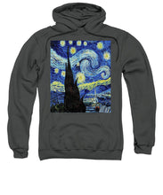 Vincent Van Gogh Starry Night Painting - Sweatshirt Sweatshirt Pixels Charcoal Small 