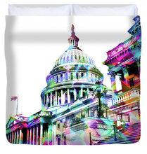 Washington Capitol Color 1 - Duvet Cover
