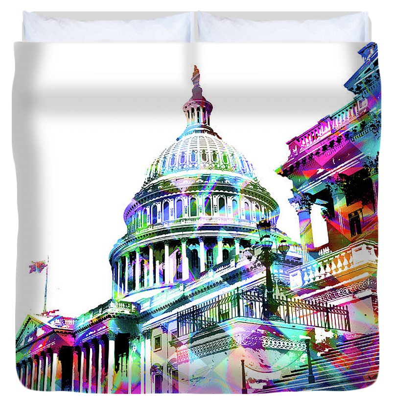 Washington Capitol Color 1 - Duvet Cover