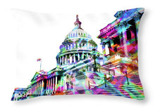 Washington Capitol Color 1 - Throw Pillow