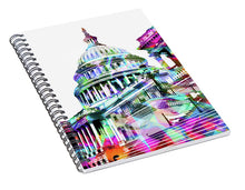 Washington Capitol Color 1 - Spiral Notebook