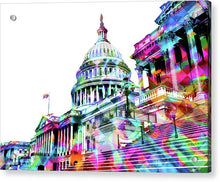 Washington Capitol Color 1 - Acrylic Print